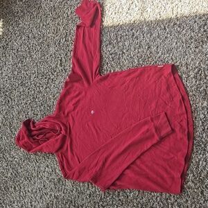 American Eagle Men Thermal Hoodie Medium Red Never worn